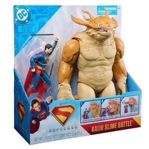 DC Comics Superman vs. Kaiju Slime Battle Action Pack Figures Set